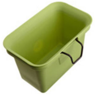 Picture of Full Circle Natural Cleaning Solutions Scrap Happy Scrap Collector &amp; Freezer Compost Bin  Green 225179