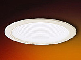 Nora Lighting NTM-31-2R 6 in.-STEPPED BAF.-W-WHITE 2 RING