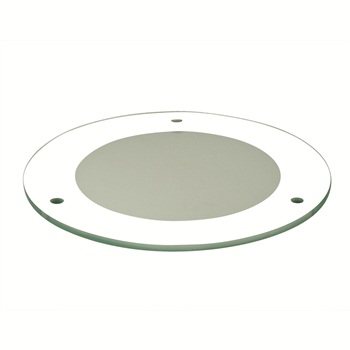 Nora Lighting  5 in. Tempered Frosted Center- Clear Outer