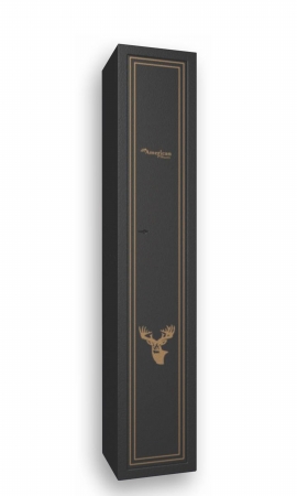 Rifle & Gun Safe, Keyed Lock, 72 lbs, 5 Long Guns