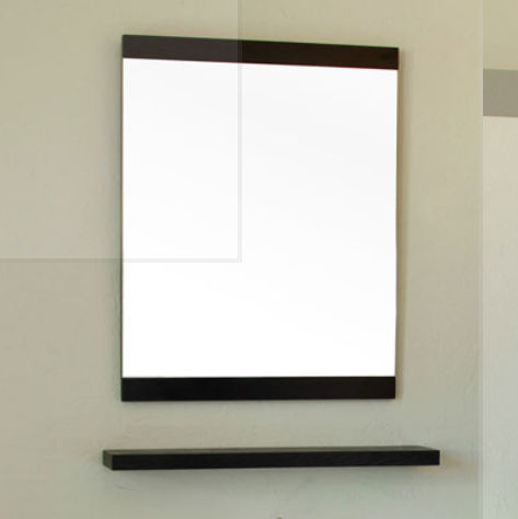 Picture of Bellaterra Home 804353-MIRROR 23.6 in Mirror-Black-wood