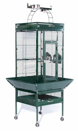 Picture of Prevue Hendryx PP-3151C Small Wrought Iron Select Bird Cage - Chalk White