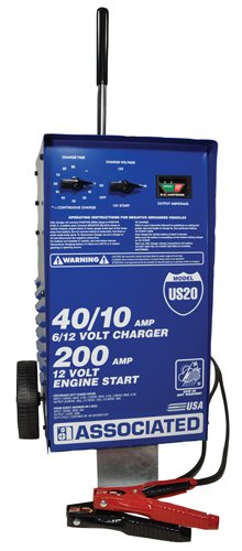 Picture of Associated ASOUS20 Wheel Charger/Analyzer 6/12V 40/40/10 Amps with 200A Boost