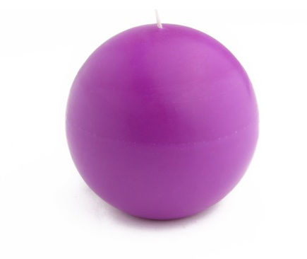 Picture of Zest Candle CBZ-034 4 in. Purple Ball Candles -2pc-Box