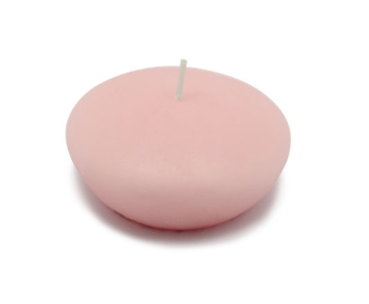 Picture of Zest Candle CFZ-047 3 in. Light Rose Floating Candles -12pc-Box