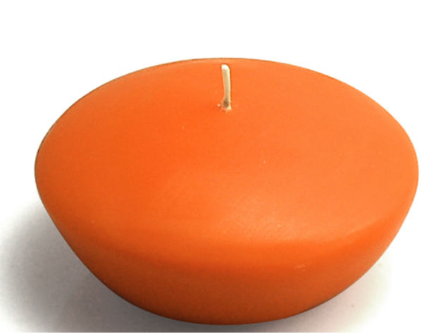 Picture of Zest Candle CFZ-050 3 in. Orange Floating Candles -12pc-Box