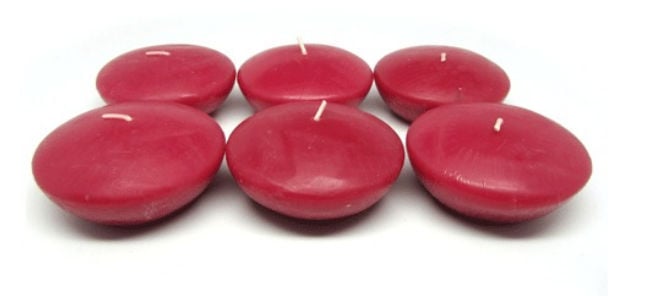 Picture of Zest Candle CFZ-052 3 in. Red Floating Candles -12pc-Box