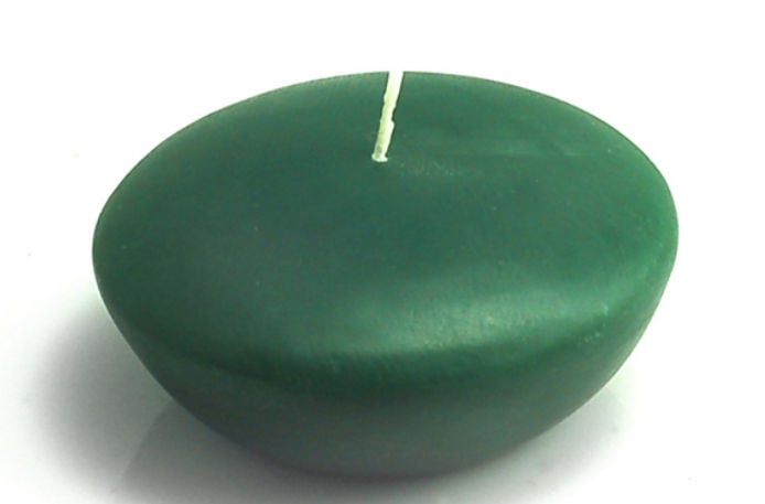 Picture of Zest Candle CFZ-060 3 in. Hunter Green Floating Candles -12pc-Box