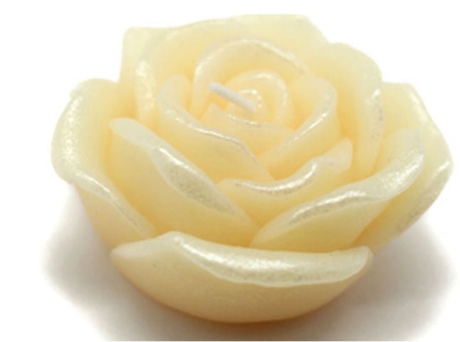 Picture of Zest Candle CFZ-071 3 in. Ivory Rose Floating Candles -12pc-Box
