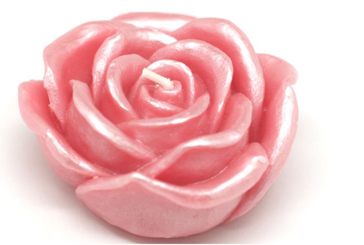 Picture of Zest Candle CFZ-072 3 in. Pink Rose Floating Candles -12pc-Box