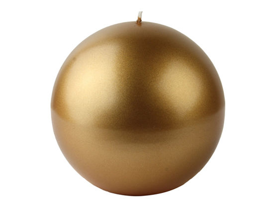 Picture of Zest Candle CBZ-414 4 in. Metallic Gold Ball Candles -2pc-Box