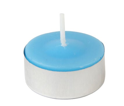 Picture of Zest Candle CTC-003 Turquoise Citronella Tealight Candles -100pcs-Box