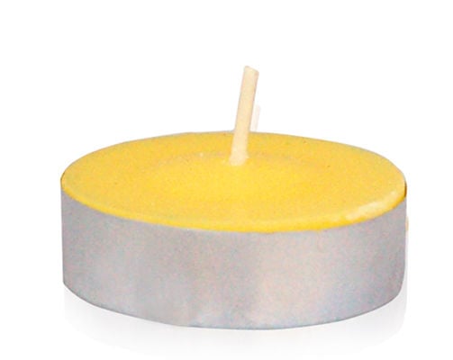 Picture of Zest Candle CTZ-009 Yellow Citronella Tealight Candles -100pcs-Box