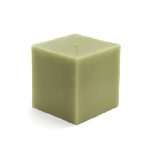 Picture of Zest Candle CPZ-131-12 3 x 3 in. Sage Green Square Pillar Candles -12pcs-Case- Bulk
