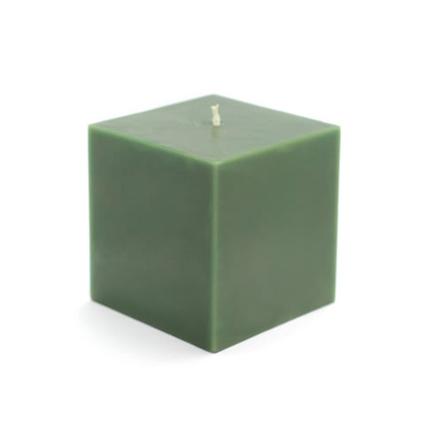 Picture of Zest Candle CPZ-132-12 3 x 3 in. Hunter Green Square Pillar Candles -12pcs-Case- Bulk