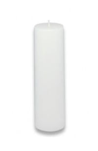 Picture of Zest Candle CPZ-112-24 2 x 6 in. White Pillar Candle -24pcs-Case - Bulk