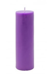 Picture of Zest Candle CPZ-120-24 2 x 6 in. Purple Pillar Candle -24pcs-Case - Bulk