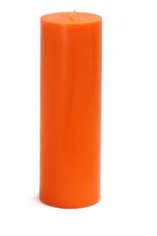Picture of Zest Candle CPZ-097-12 3 x 9 in. Orange Pillar Candles -12pcs-Case - Bulk