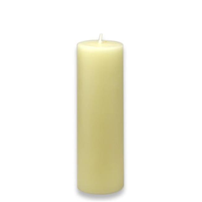 Zest Candle CPZ-168-24 2 x 6 in. Pale Ivory Pillar Candle -24pcs-Case- Bulk