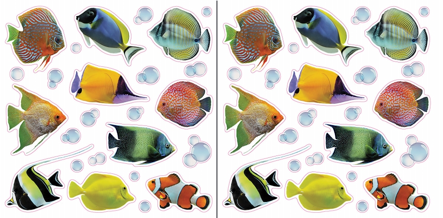 Picture of Crearreda CR-64004 Fishes Window Stickers