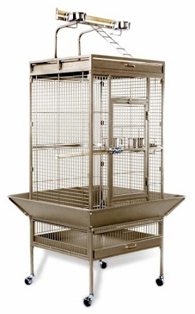 Picture of Prevue Hendryx PP-3152COCO Medium Wrought Iron Select Bird Cage - Coco Brown
