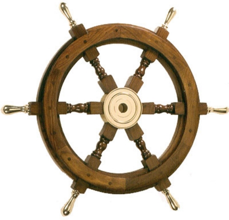 Picture of Old Modern Handicrafts ND036 Ship Wheel-30 inches