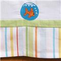 Little Acorn F12B10 Funny Friends Crib Bedskirt Little Acorn F12B10 Funny Friends Crib Bedskirt