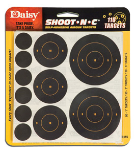 DY-5835  Shoot - N - C Self - Adhesive Airgun Targets