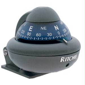 Picture of Ritchie Compass X-10-M Gray Ritchiesport (Bracket Mount) with 12 Volt Lighting