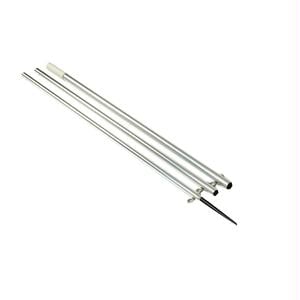 Lee's 18.5' Bright Silver Pole w/Black Spike Step Tube 1.5''