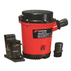 Johnson Pump Bilge Pump, Automatic Submersible; 1600 Gallon Per H | ABS Plastic | Camping World