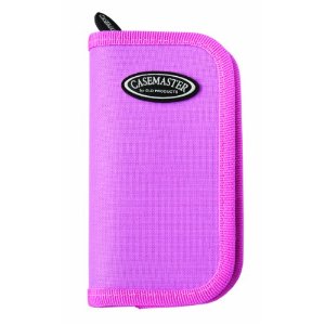 Picture of GLD Casemaster 36-0802-12 Deluxe Pink Nylon Dart Case