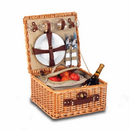 Picnic Plus PSB-261 Baxter 3 person picnic basket - Willow