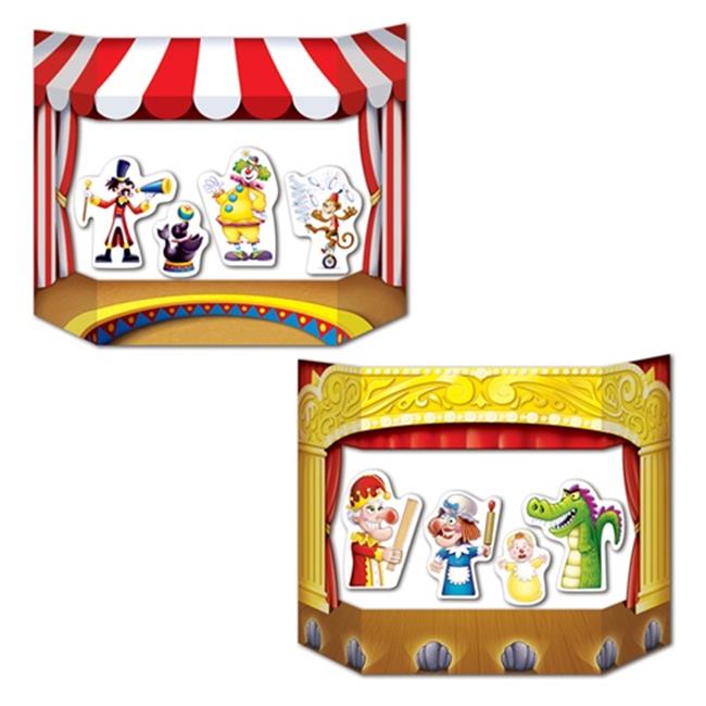 DDI 1906893 Puppet Show Theater Photo Prop Case of 6