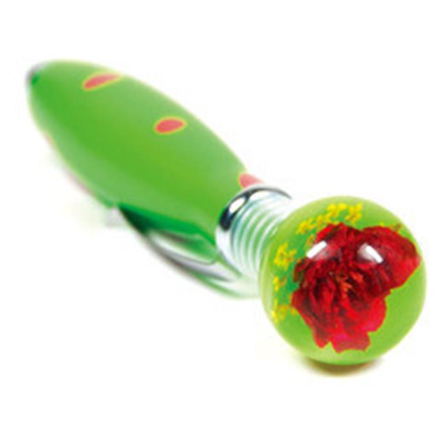 Ed Speldy East FPN222 Real Flower Pen Rose - Green