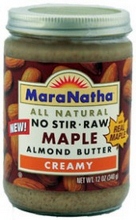 Picture of Maranatha 20132 Maranatha Maple Raw Almond Butter - 12x12 OZ