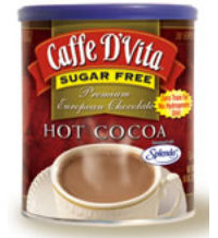 Picture of Caffe DVita F-DV-1C-06-SFCO-21 Premium Sugar Free Hot Cocoa 6 10 oz canisters