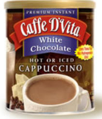 Picture of Caffe DVita F-DV-1C-06-WHCH-NU White Chocolate Cappuccino 6 1lb canisters