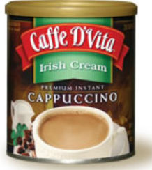 Picture of Caffe DVita F-DV-1C-06-IRIS-21 Irish Cream Cappuccino 6 1lb canisters