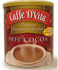 Picture of Caffe DVita F-DV-1C-06-COCO-21 Premium Hot Cocoa 6 1lb canisters