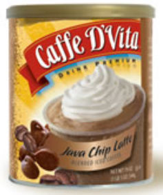 Picture of Caffe DVita F-DV-1C-06-JAVA-IC Java Chip Latte Blended Iced Coffee 6 1lb canisters