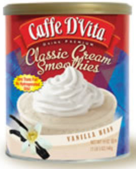 Picture of Caffe DVita F-DV-1C-06-VABE-CC Vanilla Bean Classic Cream Smoothie 6 1lb canisters