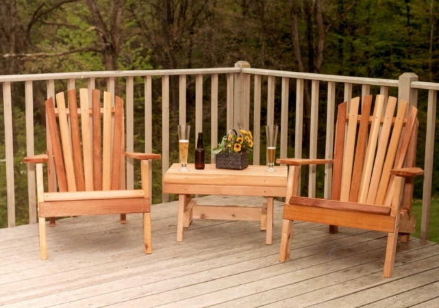 Cedar American Forest Adirondack Chair Collection