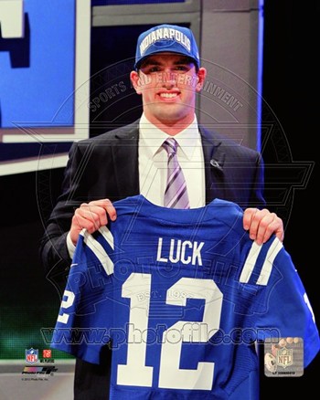 Picture of Commerce Interface Posterazzi PFSAAOU20801 Andrew Luck 2012 NFL Draft num. 1 Draft Pick Photo Print -8.00 x 10.00