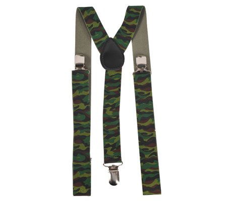Picture of Dress Up America 605 Camouflage Suspenders