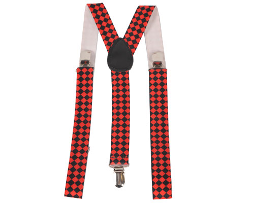 Picture of Dress Up America 601 Diamond Checkerboard Suspenders