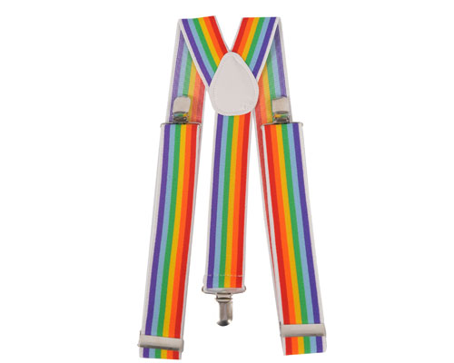 Picture of Dress Up America 603-W Wide Striped Suspenders