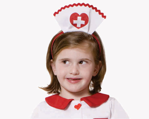 647 Nurse Headband with Red Cross Insignia