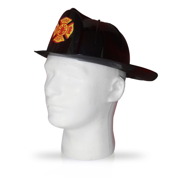 Picture of Dress Up America Fireh-A Black Fire Helmet - Adult