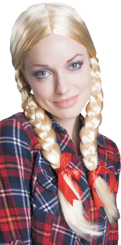 Picture of Dress Up America 258 Blond Pigtails Wig